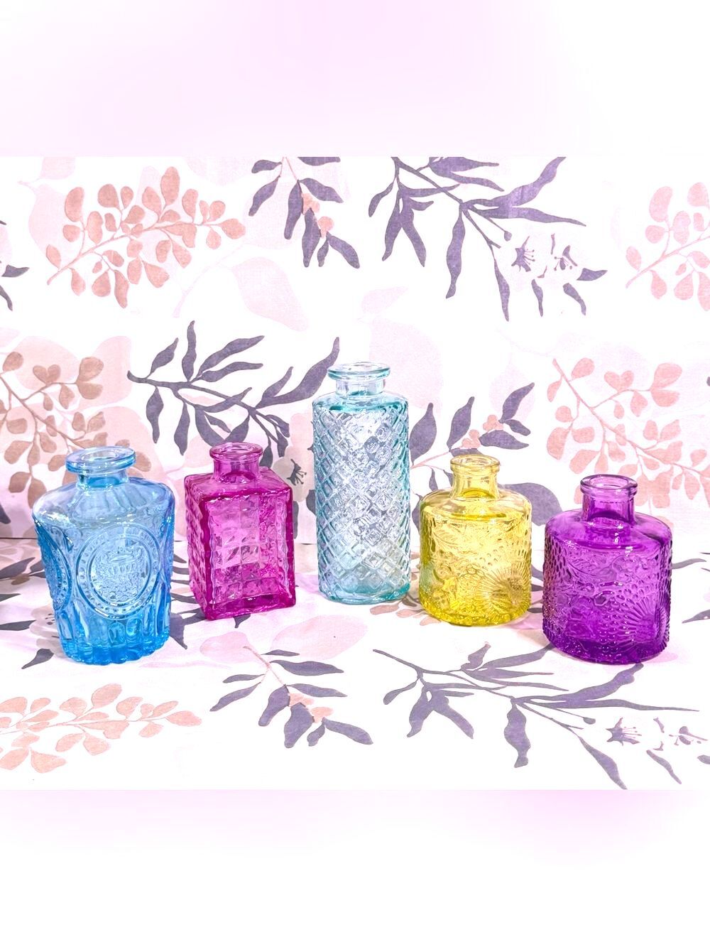 Mini vases 5 piece set-NWOT